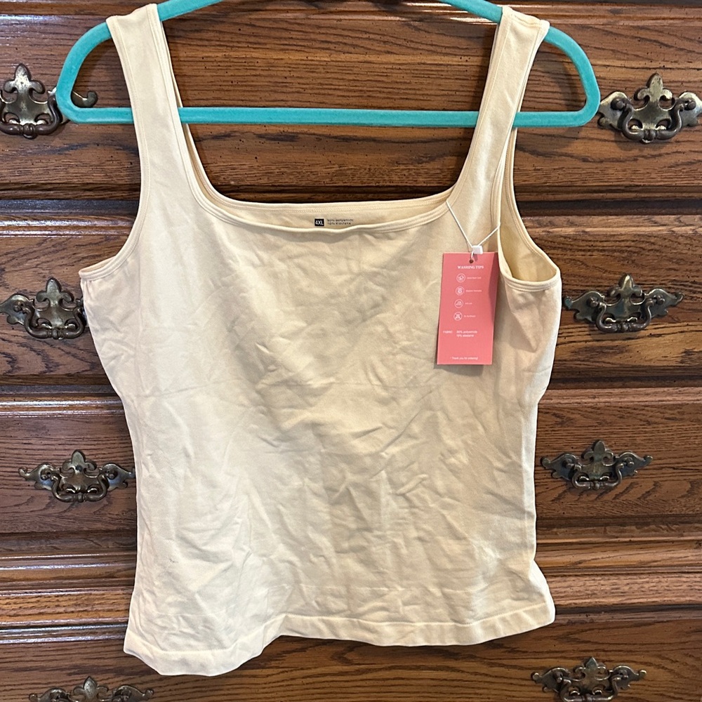 Elegant Cream Tank Top for Women